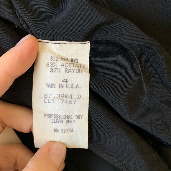 Victoria Secret Moda Intl Black Dress Women’s 4 - Picture 4 of 4